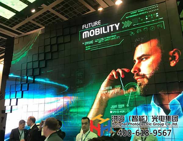 律動十足，百變造型—機(jī)械波浪屏裝飾城市新媒體廣告