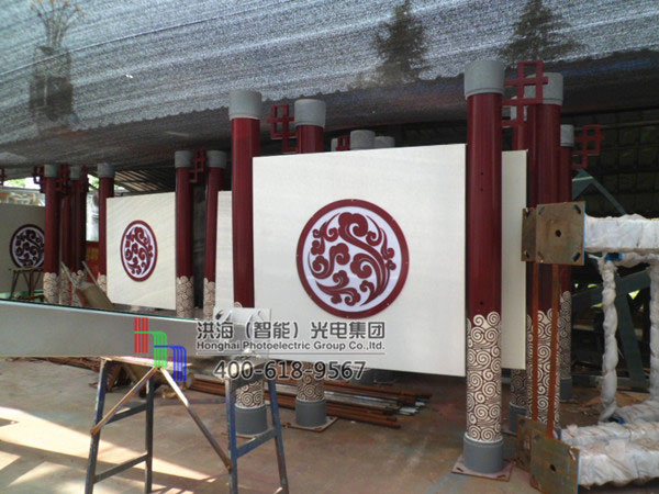 山東煙臺(tái)仿古公交候車(chē)亭