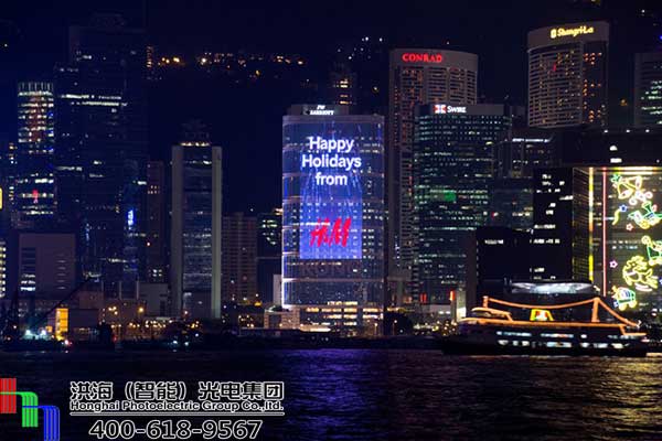 LED光電幕墻，讓您的建筑動起來！洪海LED動感天幕