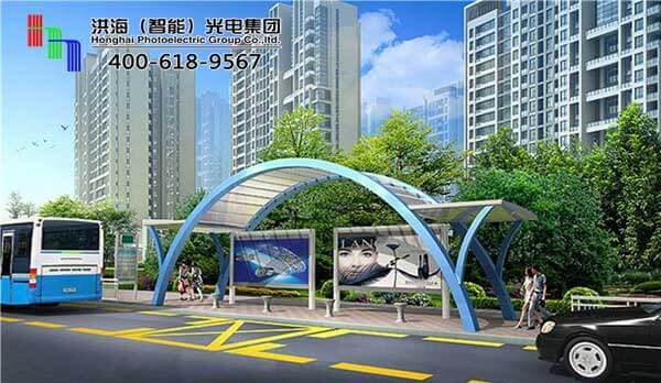 公交候車(chē)亭廠(chǎng)家淺談廣告滾動(dòng)燈箱候車(chē)亭制作優(yōu)勢(shì)