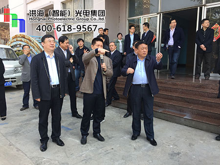 市委領(lǐng)導調(diào)研洪海